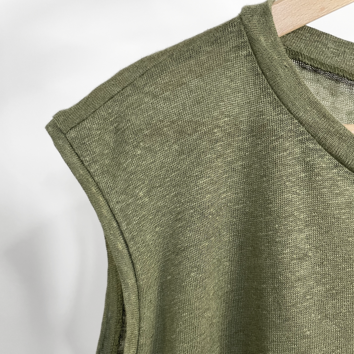 T-Shirt aus Leinenjersey