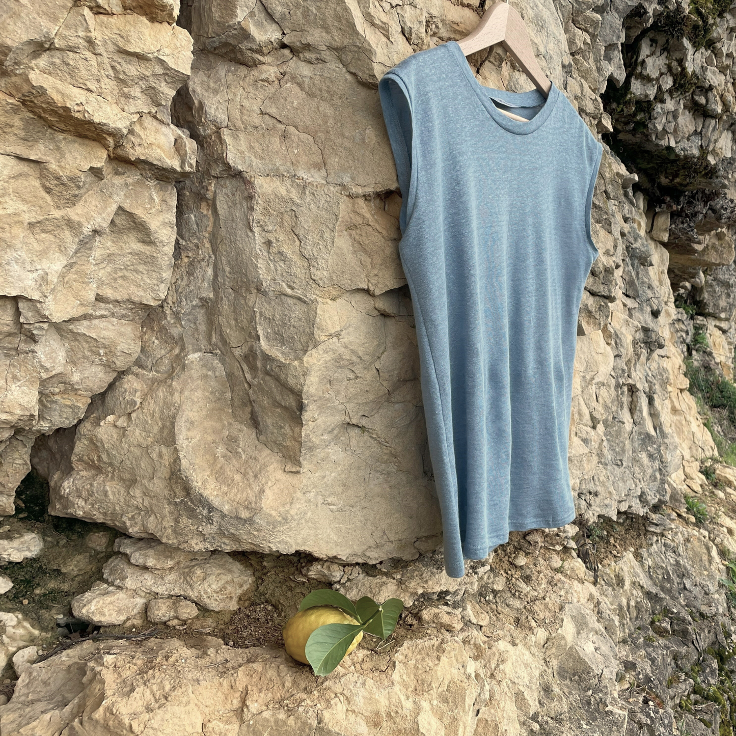 T-Shirt aus Leinenjersey