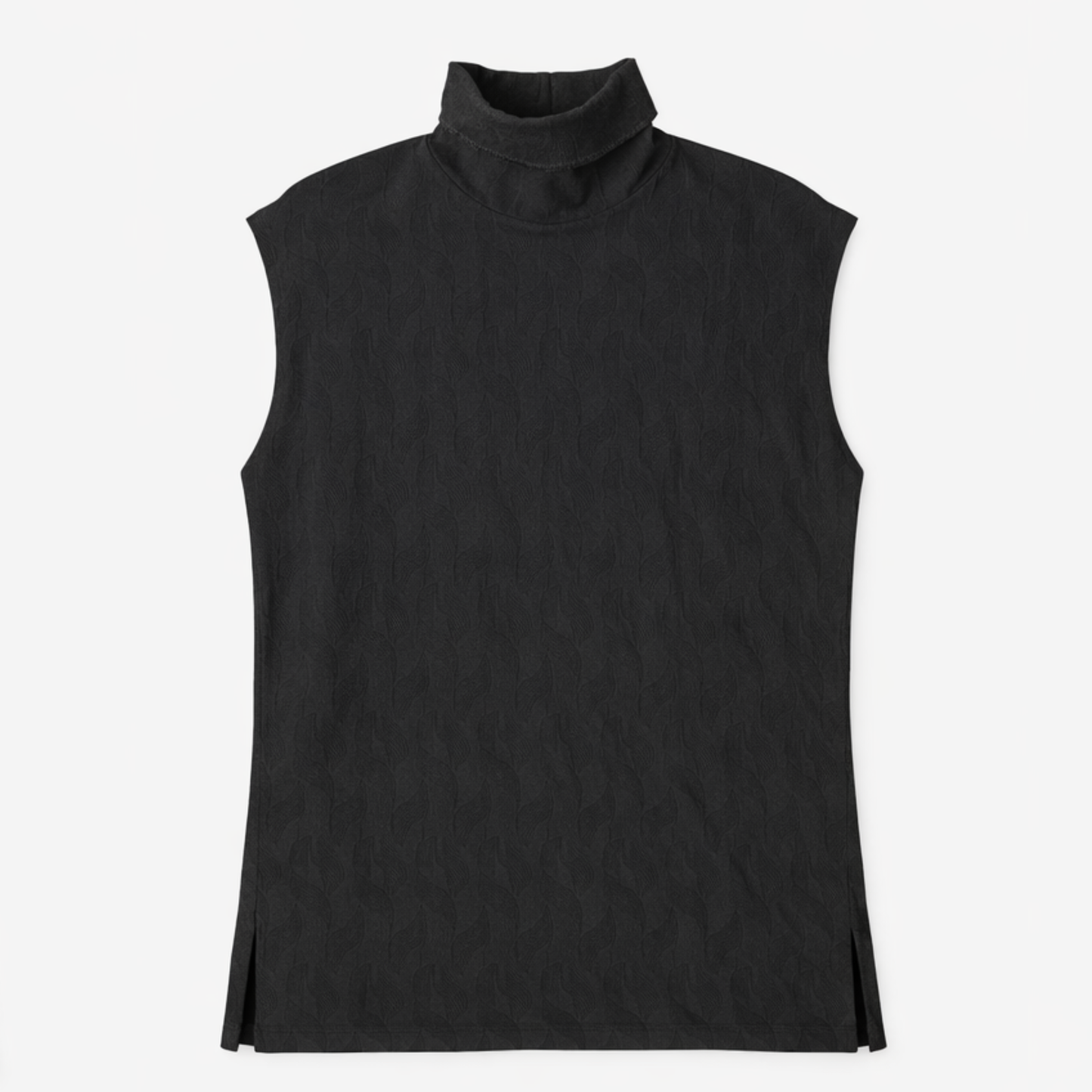 Rollkragen Pullunder aus Bio-Baumwolle