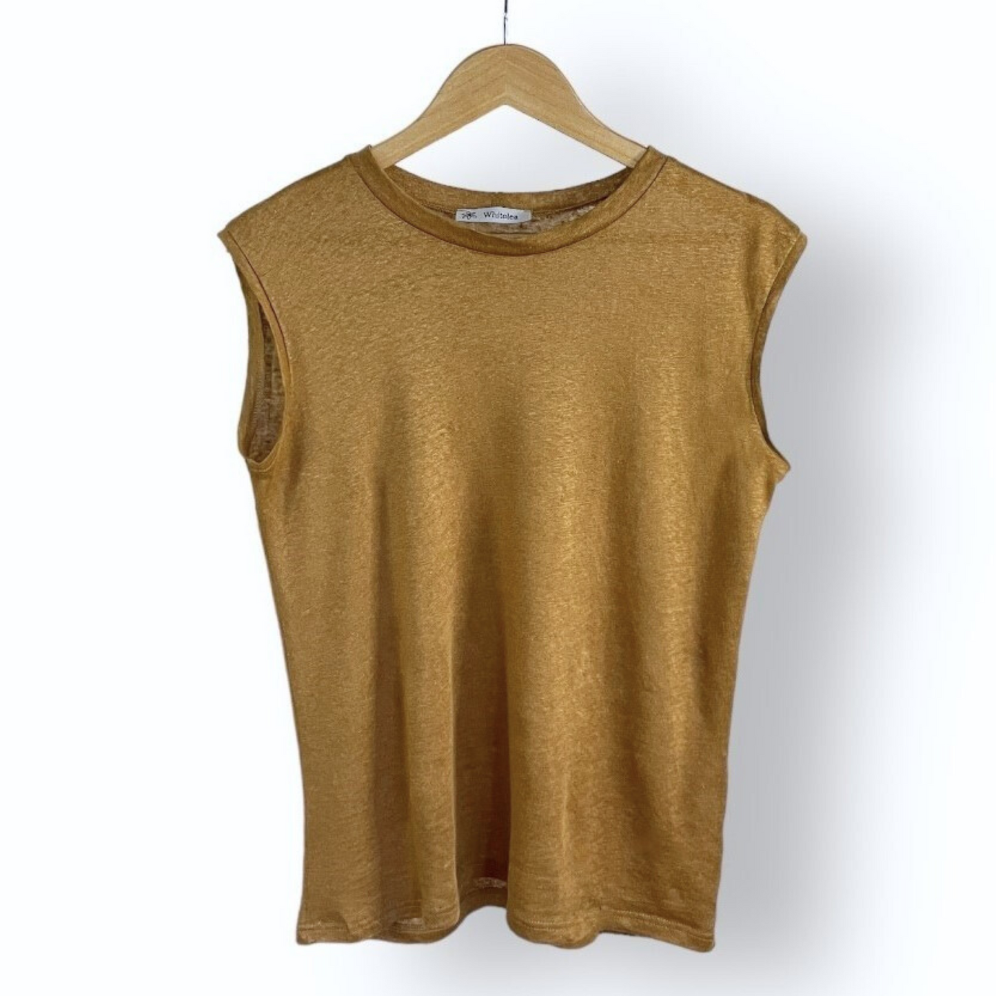 T-Shirt aus Leinenjersey