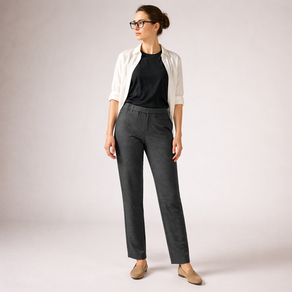 JEANSJERSEY HOSE LIV | Tapered | Bio-Baumwolle