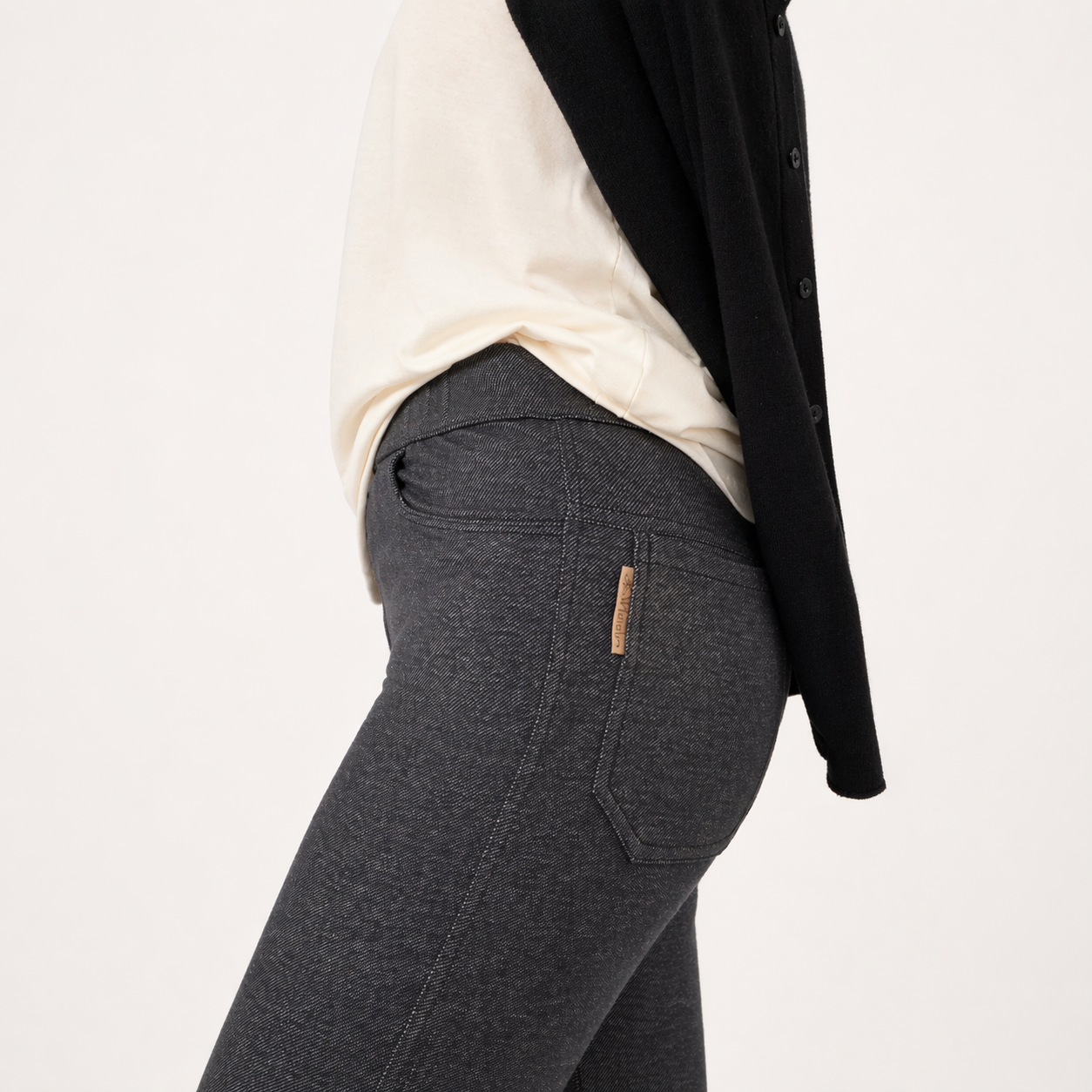 JEANSJERSEY HOSE LIV | Tapered | Bio-Baumwolle