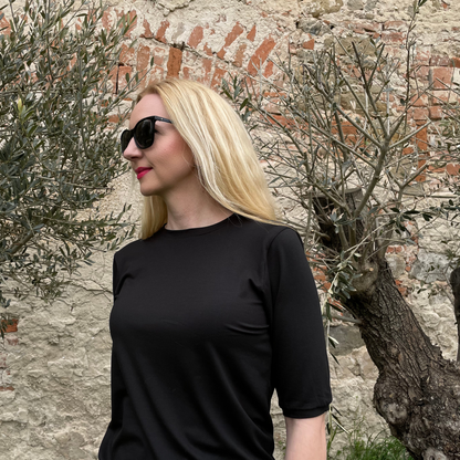 Sommer Basic T-Shirt aus Tencel | SANNA | NUR AUF BESTELLUNG