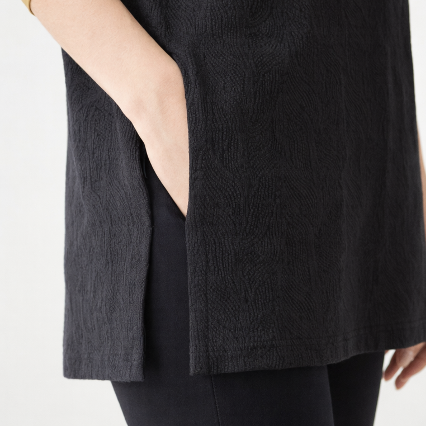 Rollkragen Pullunder aus Bio-Baumwolle