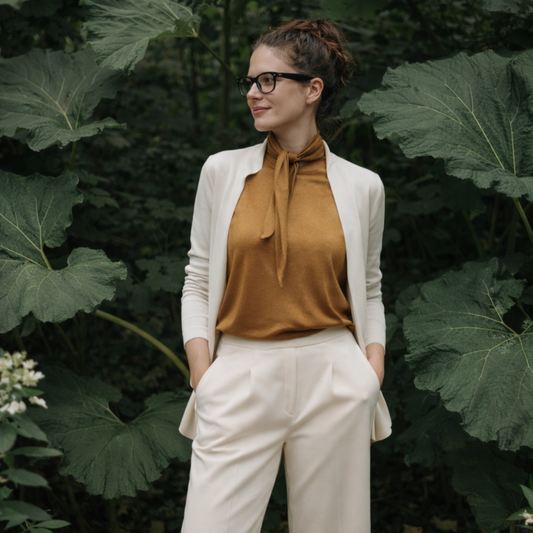 T-Shirt Regular aus Premium-Leinen | MIA