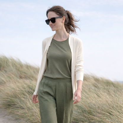T-SHIRT MIA | Regular Fit | Leinen