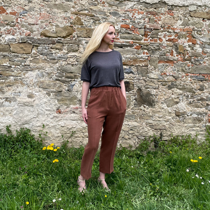 Leinen T-Shirt | LARA