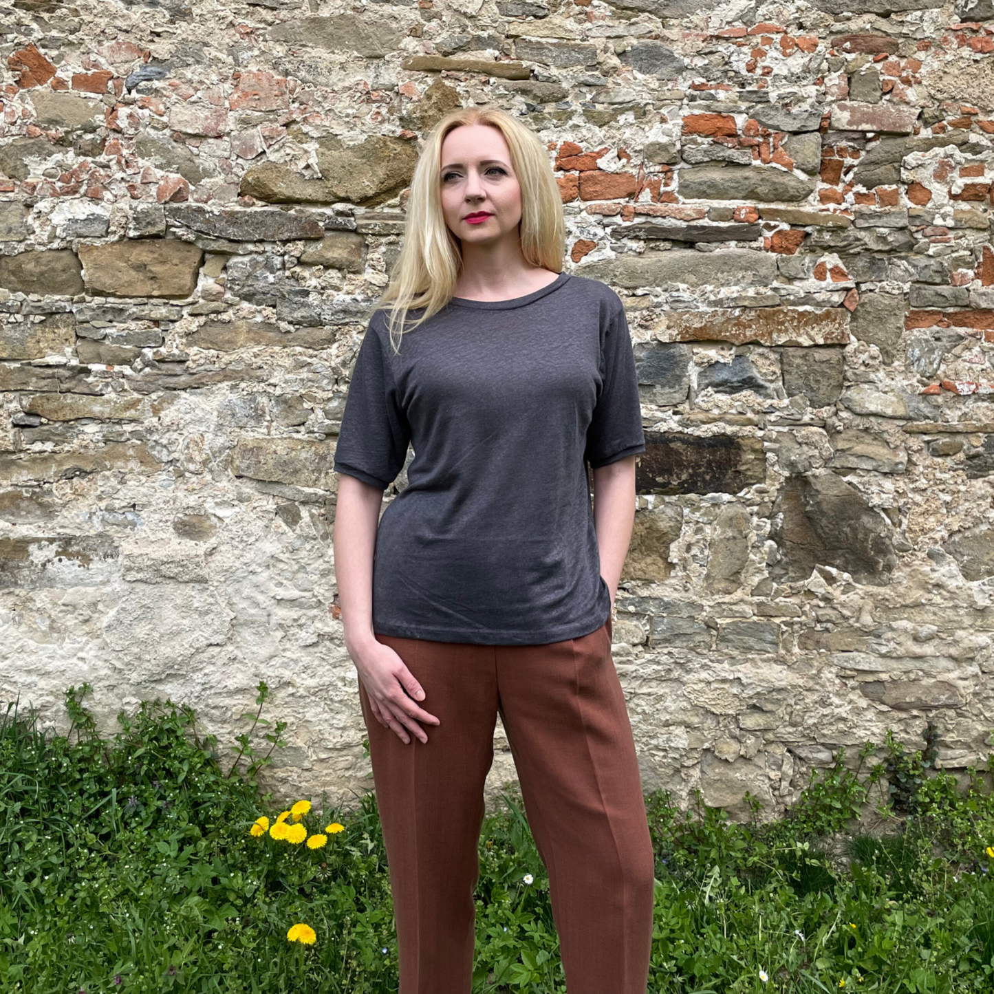 Leinen T-Shirt | LARA