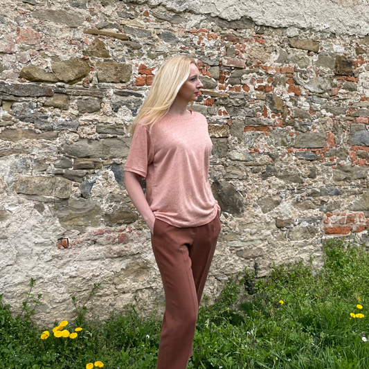 Leinen T-Shirt | LARA