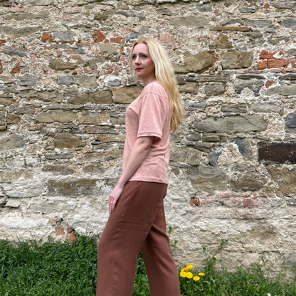 Leinen T-Shirt | LARA