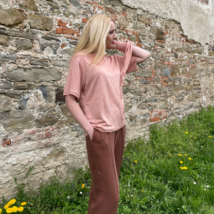 Leinen T-Shirt | LARA