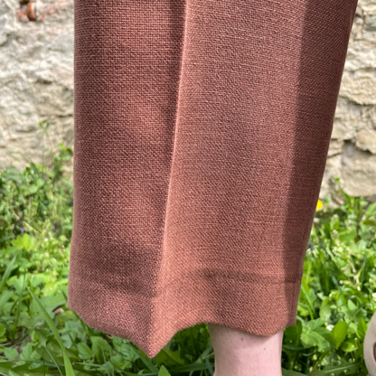 7/8 Damenhose aus Tencel & Leinen - elastischer Bund | DIANA