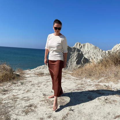 Sommerrock aus Tencel - elastischer Bund | KAJA