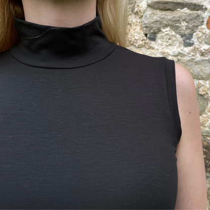 Sommerkleid aus Tencel mit Stehkragen | JASMIN | VORBESTELLUNG | COMING SOON