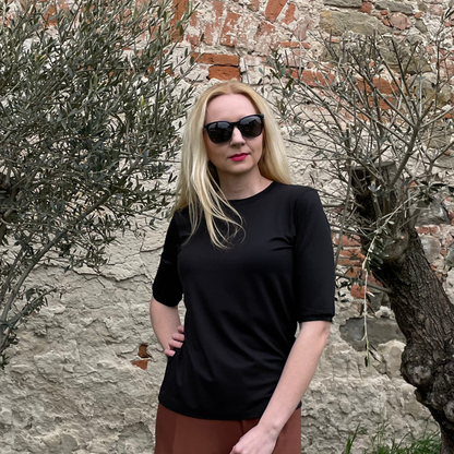 Sommer Basic T-Shirt aus Tencel | SANNA | NUR AUF BESTELLUNG