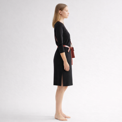 Shirtkleid Langarm Regular aus French Terry Tencel™