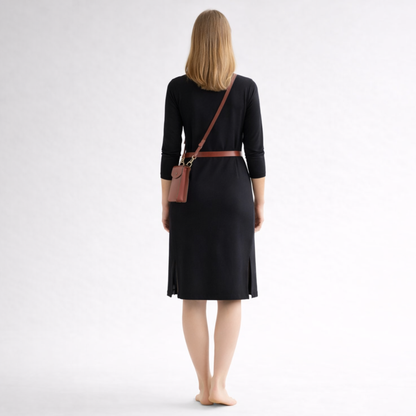 Shirtkleid Langarm Regular aus French Terry Tencel™