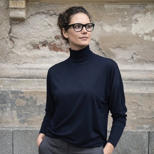 ROLLKRAGENSHIRT aus Tencel™ | ENNA