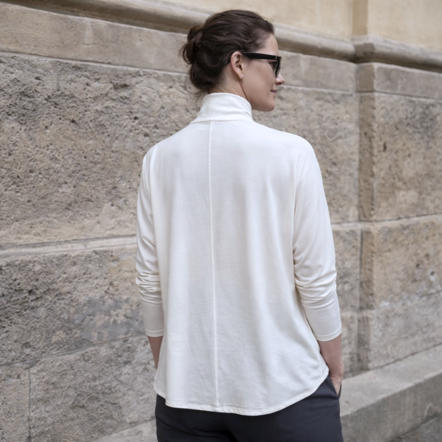 ROLLKRAGENSHIRT ENNA | Boxy Fit | Tencel™