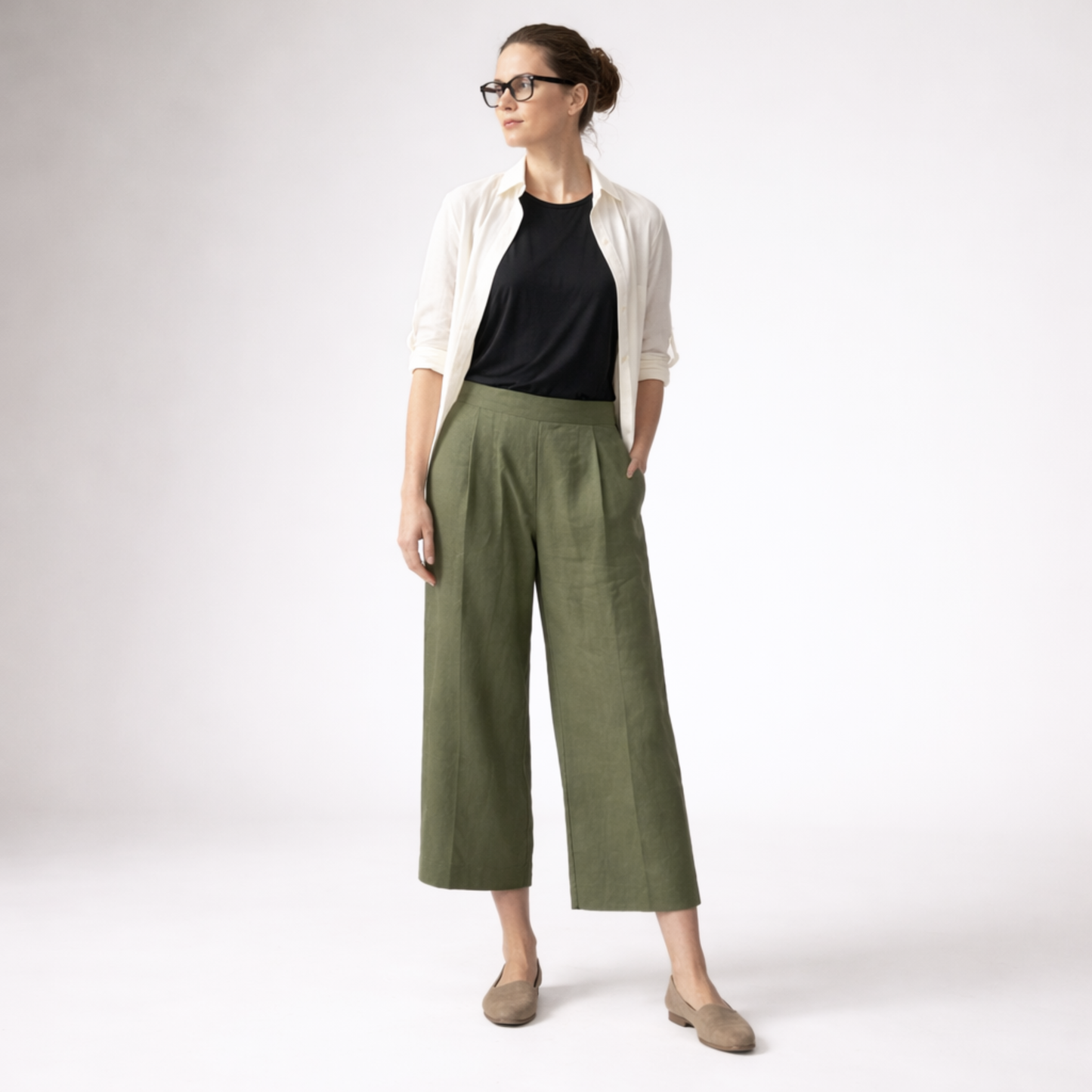 CULOTTE TASCHA | Leinen